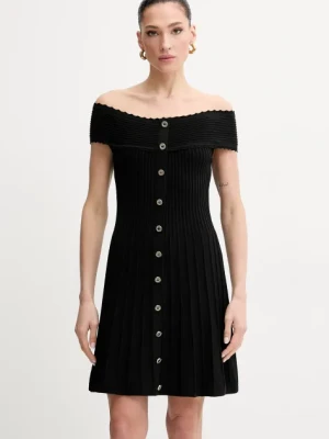 Morgan sukienka RMELDO kolor czarny mini rozkloszowana RMELDO