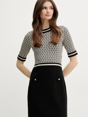 Morgan sukienka RMESTEM kolor czarny mini rozkloszowana RMESTEM