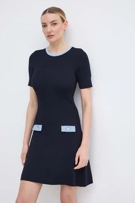 Morgan sukienka RMSIXTO kolor czarny mini dopasowana RMSIXTO