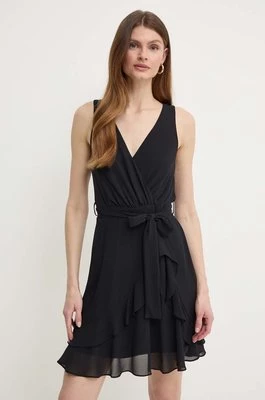 Morgan sukienka ROSVAL kolor czarny mini rozkloszowana