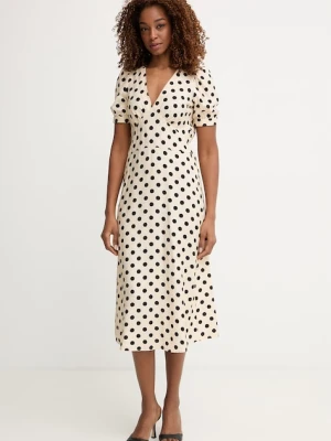 Morgan sukienka rozkloszowana z wiskozą