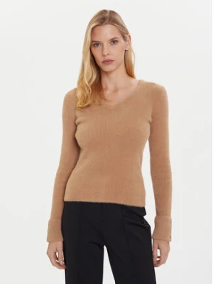 Morgan Sweter 212-MOOVE Brązowy Regular Fit