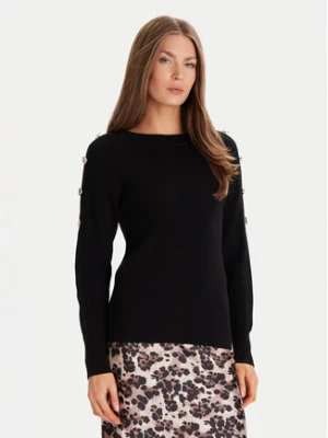 Morgan Sweter 252-MTECNA Czarny Regular Fit