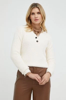 Morgan sweter damski kolor beżowy ciepły