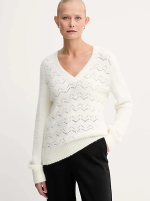 Morgan sweter damski kolor beżowy lekki MLILOU