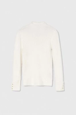 Morgan sweter MORIK.N damski kolor biały z półgolfem