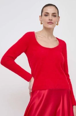 Morgan sweter damski kolor czerwony