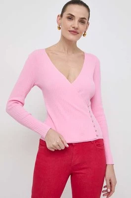 Morgan sweter damski kolor różowy
