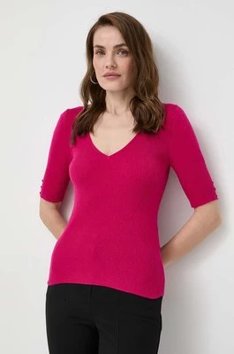 Morgan sweter MISHKA damski kolor różowy lekki