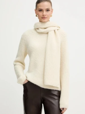 Morgan sweter i szalik z dodatkiem wełny
