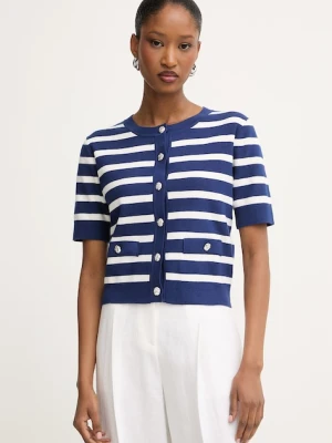 Morgan sweter z krótkim rękawem damski z wiskozą