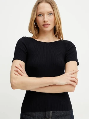 Morgan sweter z krótkim rękawem damski z wiskozy MPIO