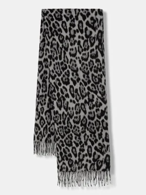 Morgan szalik damski kolor szary wzorzysty 5GRELEO