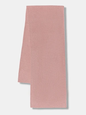 Morgan szalik z domieszką wełny 5MEALA kolor różowy gładki 5MEALA