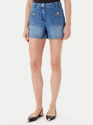 Morgan Szorty jeansowe 251-SHAMIZ Niebieski Slim Fit