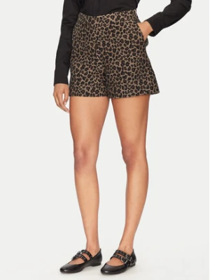 Morgan Szorty materiałowe 251-SHILI.F Brązowy Straight Fit