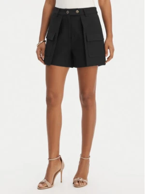 Morgan Szorty materiałowe 251-SHONAU Czarny Straight Fit