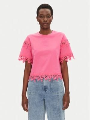 Morgan T-Shirt 251-DFUTUR M Różowy Regular Fit