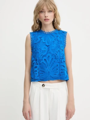 Morgan t-shirt fioletowy