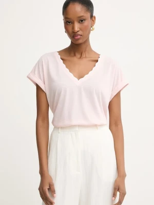 Zdjęcie produktu Morgan T-shirt basic damski z wiskozą