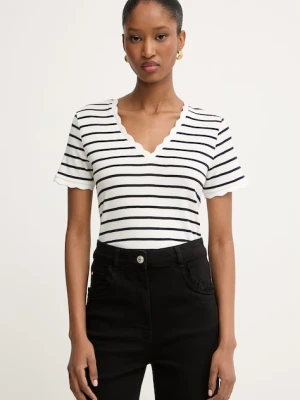 Morgan T-shirt damski bawełniany