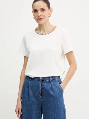 Morgan t-shirt damski kolor biały DANY