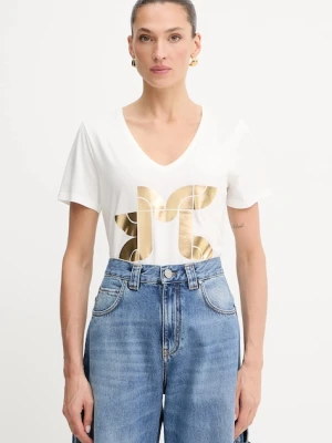 Morgan t-shirt damski kolor biały DEMO