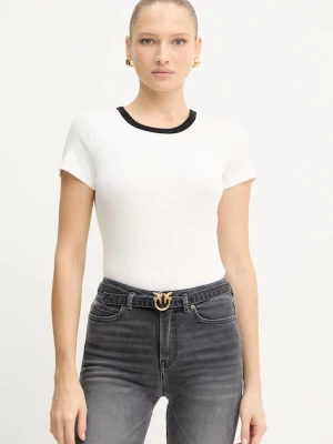Morgan t-shirt damski kolor biały DOPPY