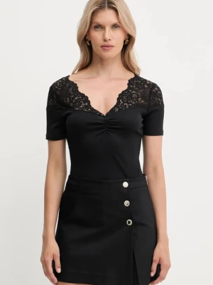 Morgan t-shirt damski kolor czarny DELINE