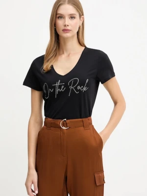 Morgan t-shirt damski kolor czarny DLUCAS