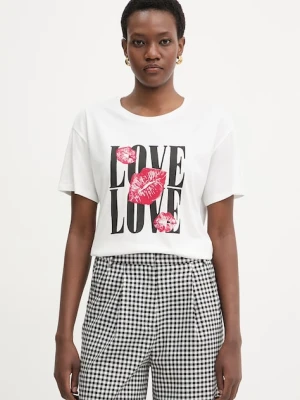 Zdjęcie produktu Morgan t-shirt damski z bawełną