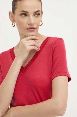 Morgan t-shirt DIWI damski kolor czerwony