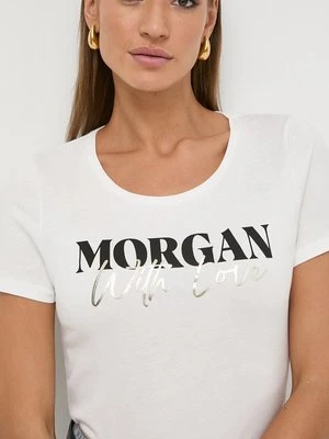 Morgan t-shirt DUNE damski kolor beżowy