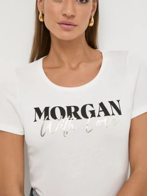 Morgan t-shirt DUNE damski kolor beżowy