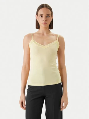 Morgan Top 192-BARBA.N Żółty Slim Fit