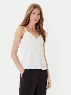 Morgan Top 242-OLAFI Écru Slim Fit