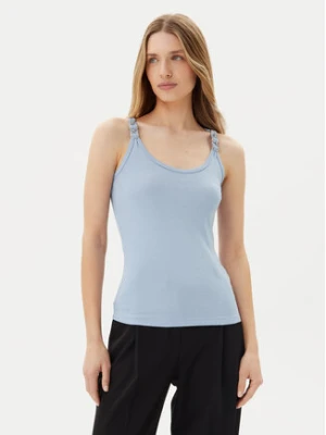 Morgan Top 251-DIDOA Błękitny Slim Fit