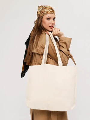 MORI Shopper bag w kolorze kremowym - 47 x 36 x 8 cm rozmiar: onesize