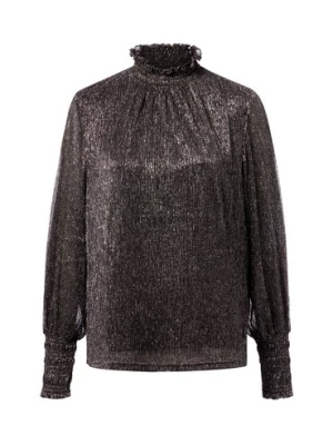 MOS MOSH Bluzka damska - MMXimena Kobiety szary marmurkowy,