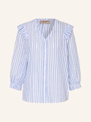 Mos Mosh Bluzka Mmdebby Z Rękawami 3/4 I Falbanami blau