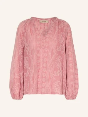 Mos Mosh Koszulka Z Dekoltem W Serek Mmgata rosa