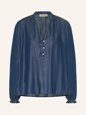 Mos Mosh Bluzka Mmtazzin W Stylu Jeansowym blau