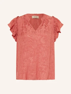 Mos Mosh Bluzka Mmtea Z Falbankami pink