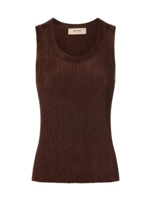 MOS MOSH Damski top z dzianiny - MMRelena Imanja Kobiety brązowy jednolity,