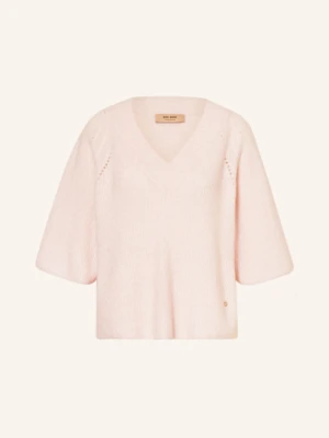 Mos Mosh Dzianinowa Koszulka Mmtaci Z Dodatkiem Alpaki rosa