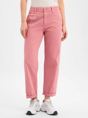 MOS MOSH Dżinsy - MMAymen Len Kobiety różowy jednolity,