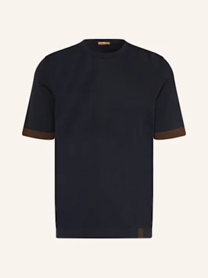 Mos Mosh Gallery Dzianinowa Koszulka Mmgjustin blau