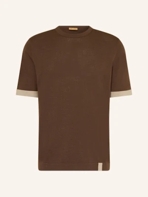 Mos Mosh Gallery Dzianinowa Koszulka Mmgjustin braun