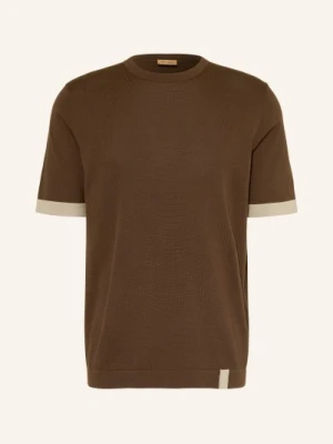 Mos Mosh Gallery Dzianinowa Koszulka Mmgjustin braun