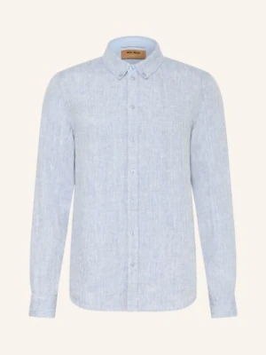 Mos Mosh Gallery Koszula Z Lnu Mmgtheo Regular Fit blau
